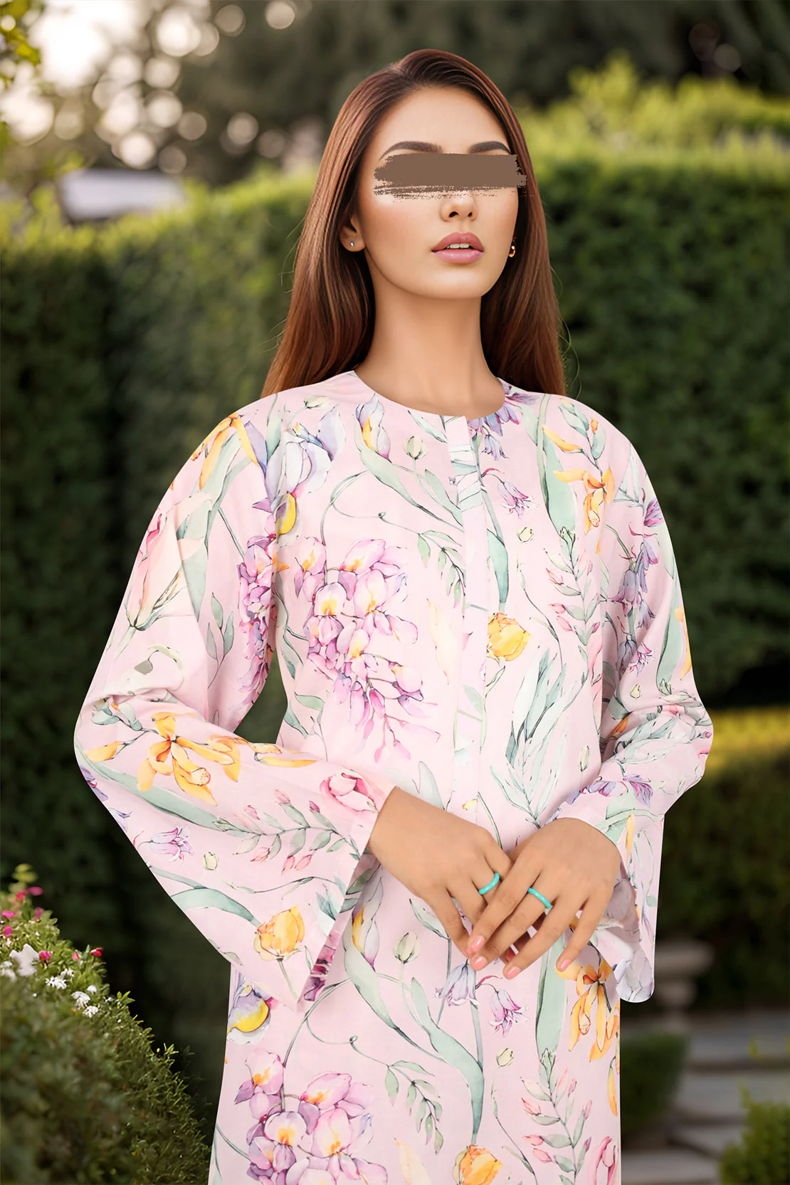 Unstitched Printed Lawn 2 Piece (Shirt/Trouser) - Image 3