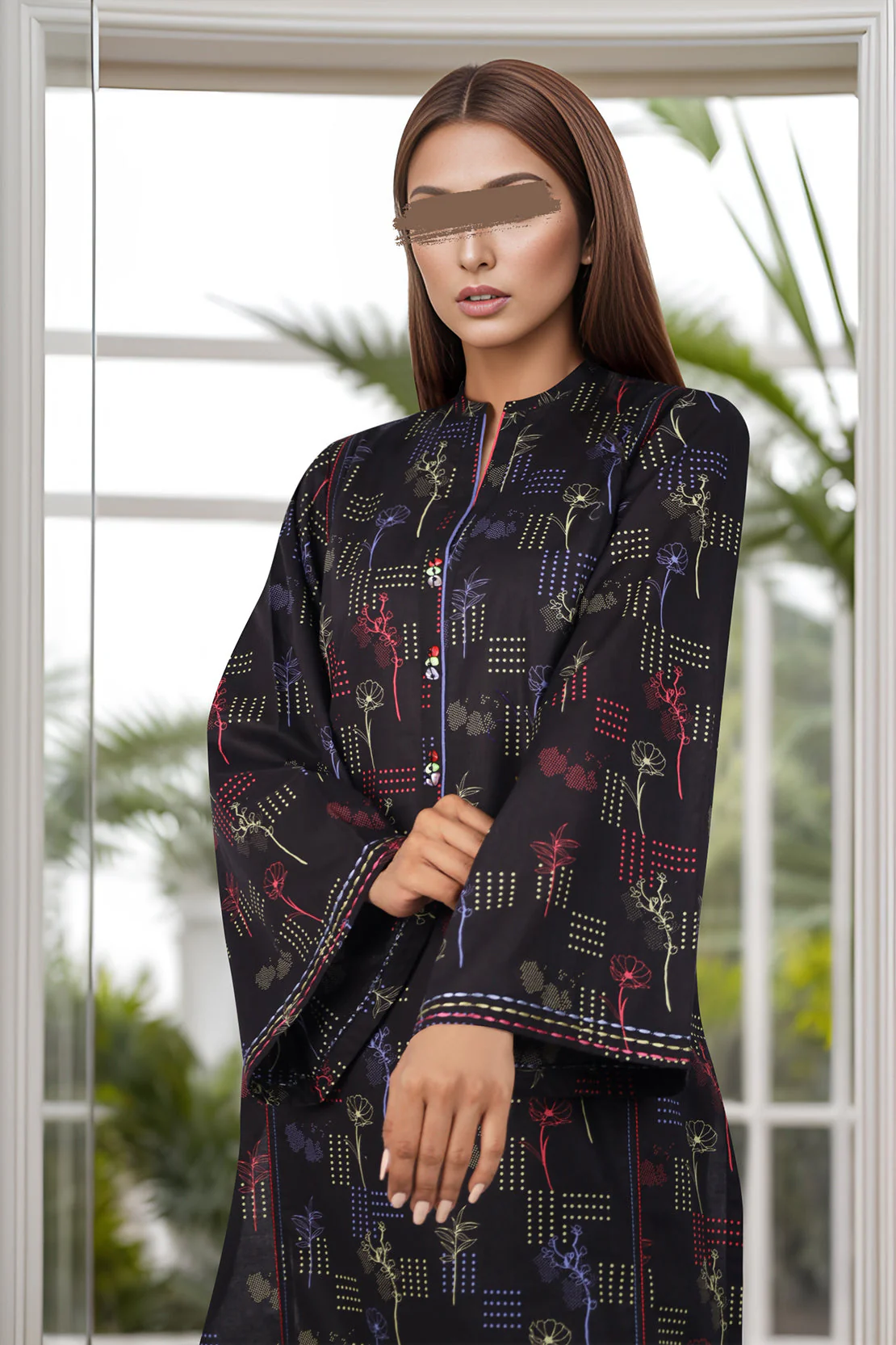 Unstitched Printed Lawn 2 Piece (Shirt/Trouser) - Image 3