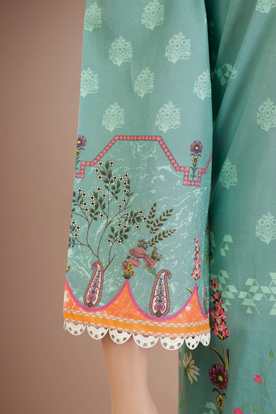 Unstitched Printed Lawn 2 Piece (Shirt/Trouser) - Image 3