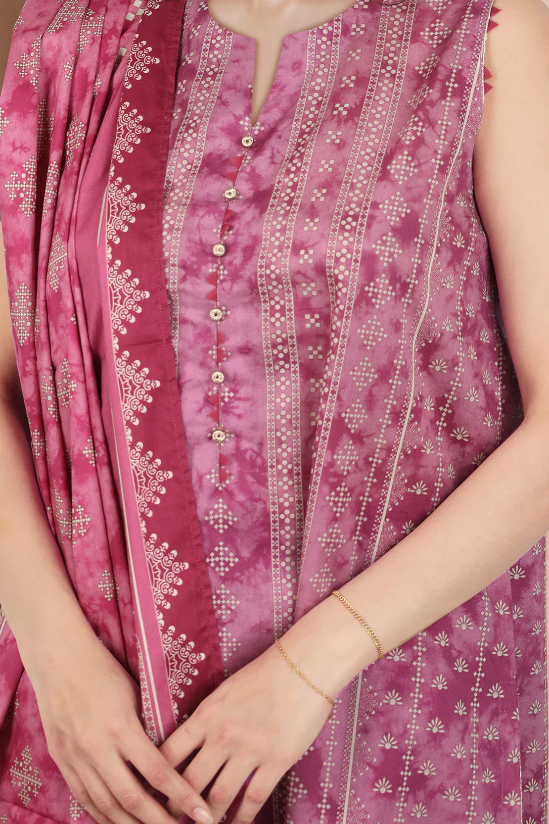 Unstitched Printed Lawn 2 Piece (Shirt/Trouser) - Image 3