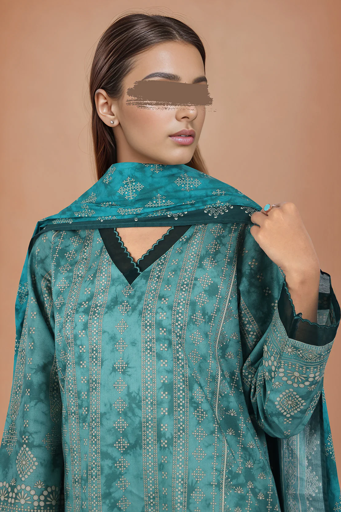 Unstitched Printed Lawn 2 Piece (Shirt/Trouser) - Image 2