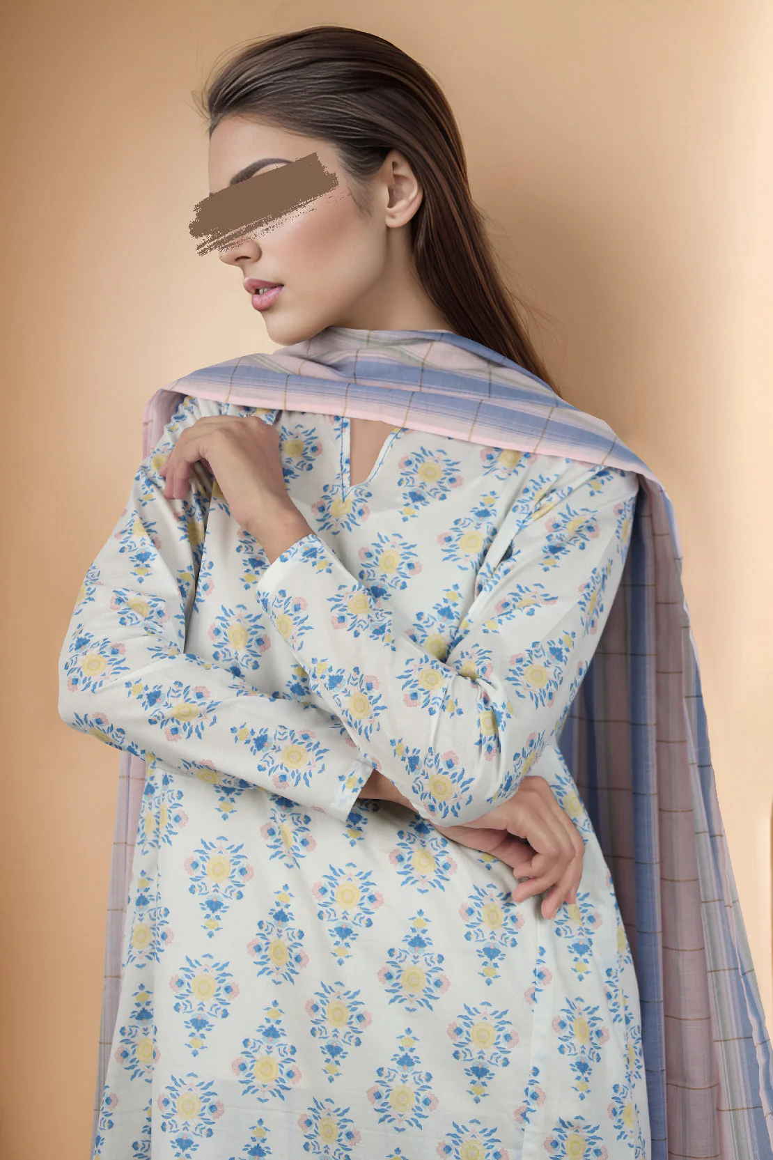 Unstitched Printed Lawn 2 Piece (Shirt/Trouser) - Image 3
