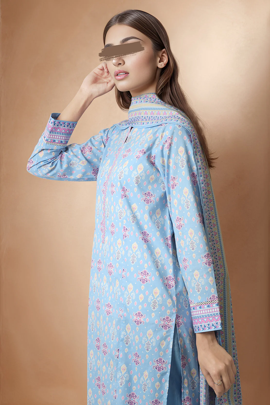 Unstitched Printed Lawn 2 Piece (Shirt/Trouser) - Image 2