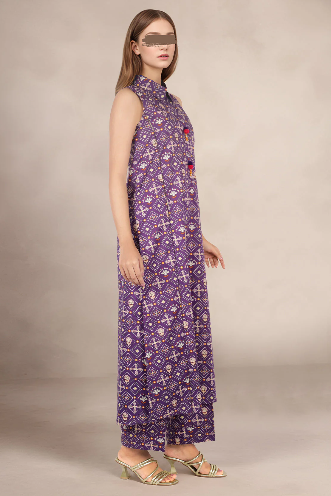 Unstitched Printed Lawn 2 Piece (Shirt/Trouser) - Image 2