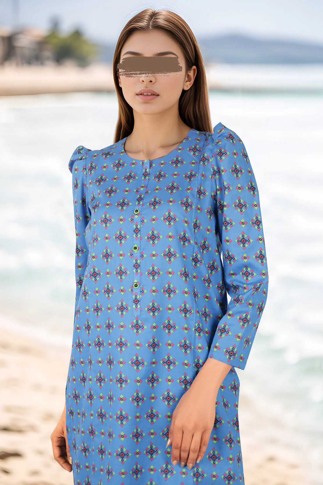 Unstitched Printed Lawn 2 Piece (Shirt/Trouser) - Image 2