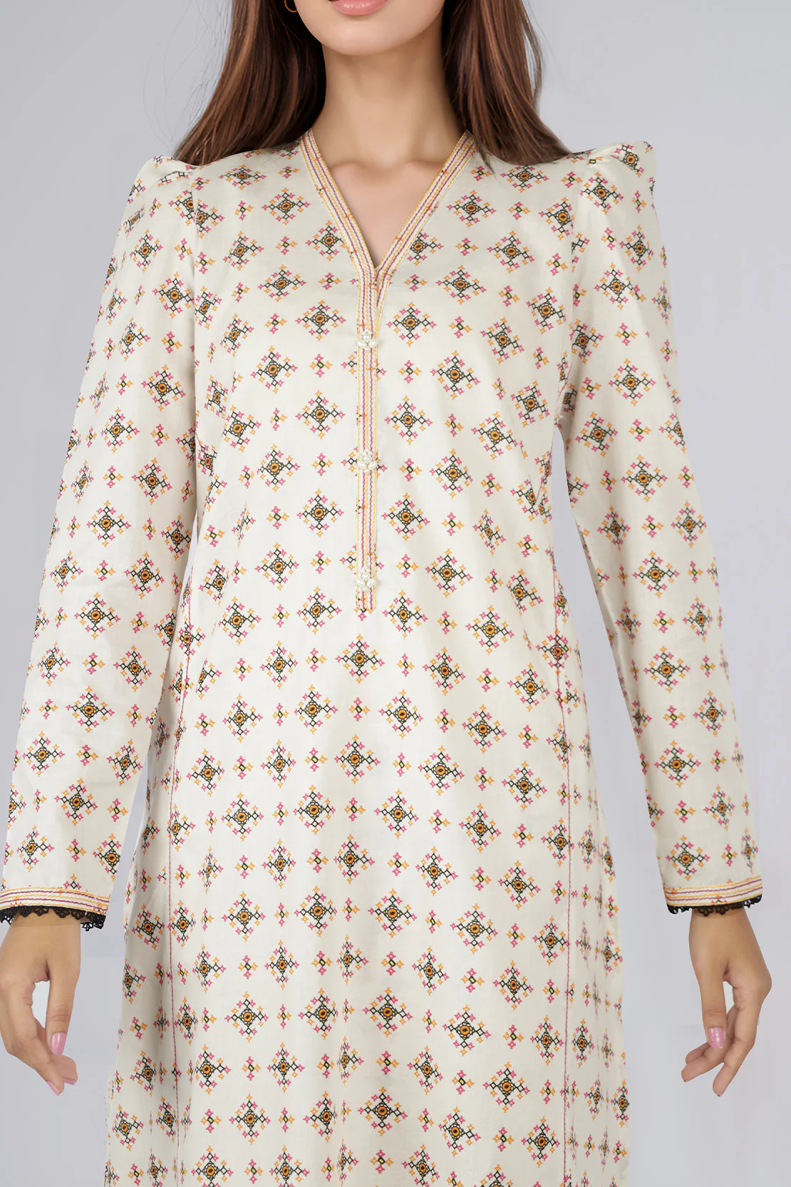 Unstitched Printed Lawn 2 Piece (Shirt/Trouser) - Image 3
