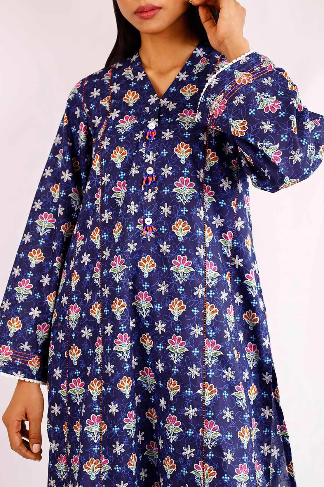 Unstitched Printed Lawn 2 Piece (Shirt/Trouser) - Image 2