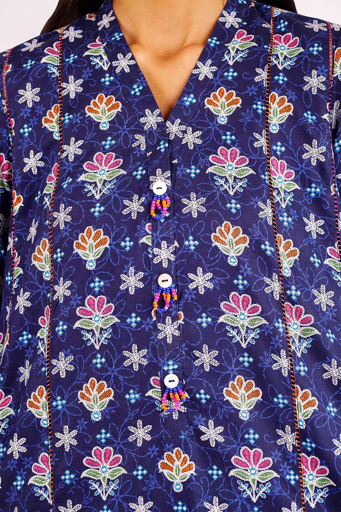 Unstitched Printed Lawn 2 Piece (Shirt/Trouser) - Image 4