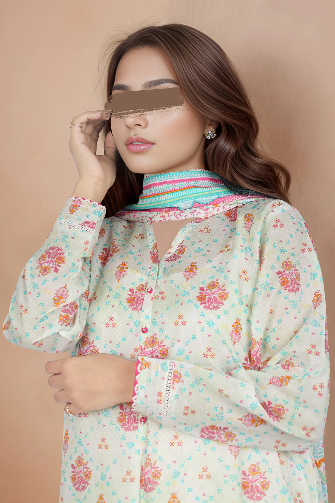 Unstitched Printed Lawn 2 Piece (Shirt/Trouser) - Image 6