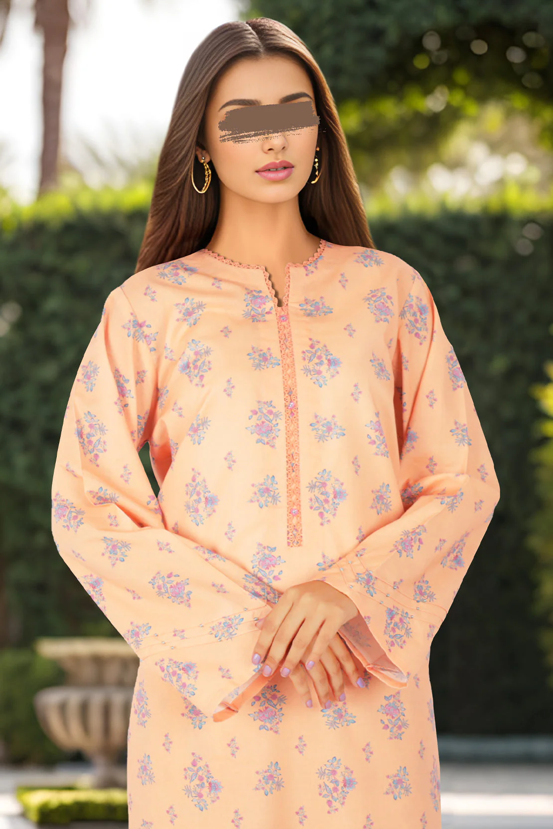 Unstitched Printed Lawn 2 Piece (Shirt/Trouser) - Image 3