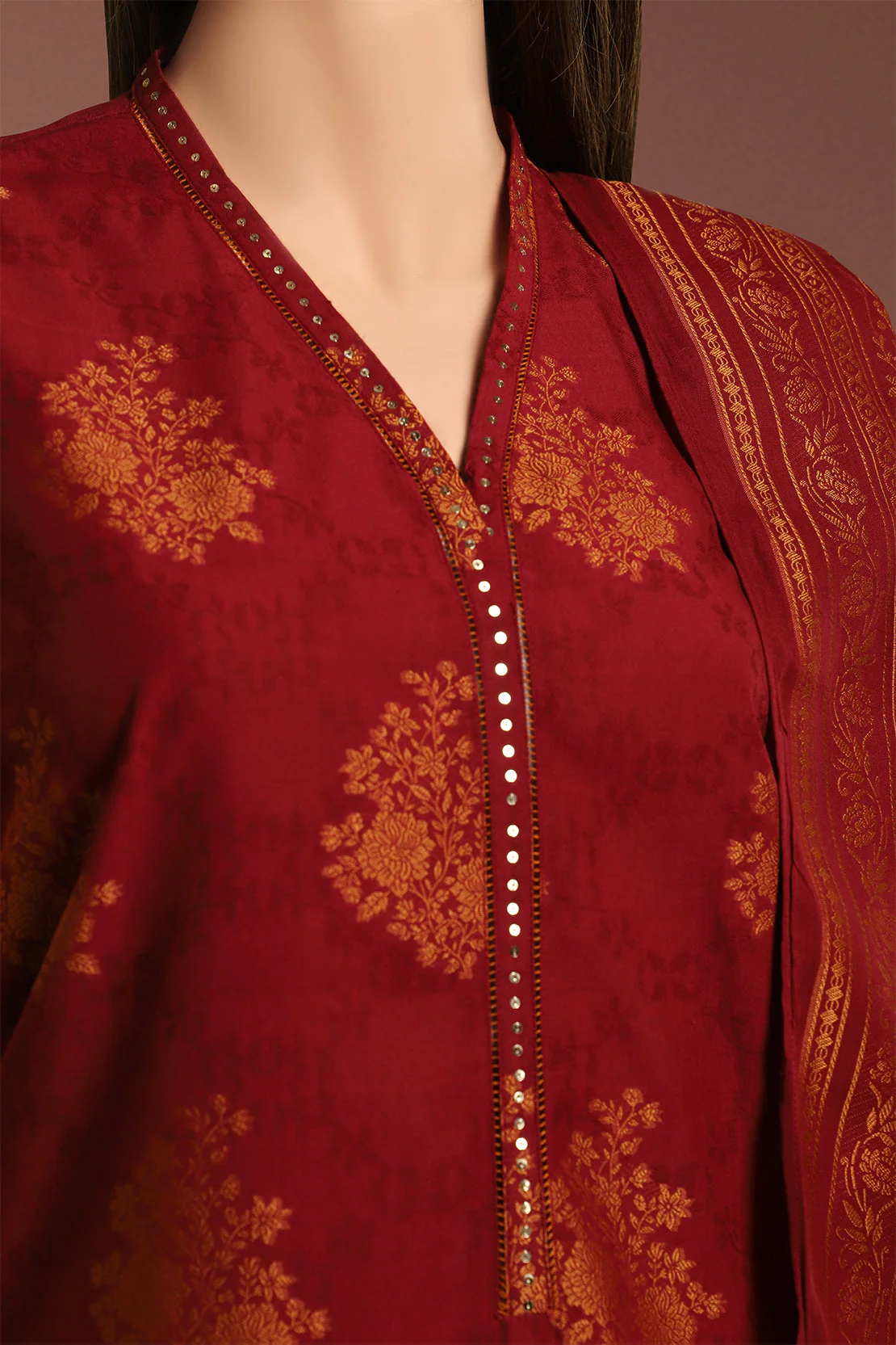 Unstitched Printed Lawn 2 Piece (Shirt/Trouser) - Image 2