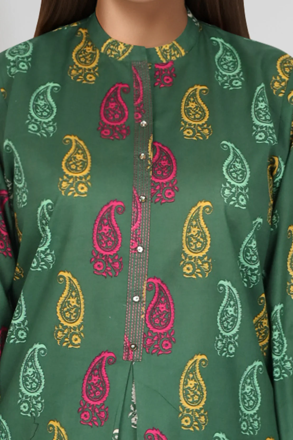 Unstitched Printed Lawn 2 Piece (Shirt/Trouser) - Image 2