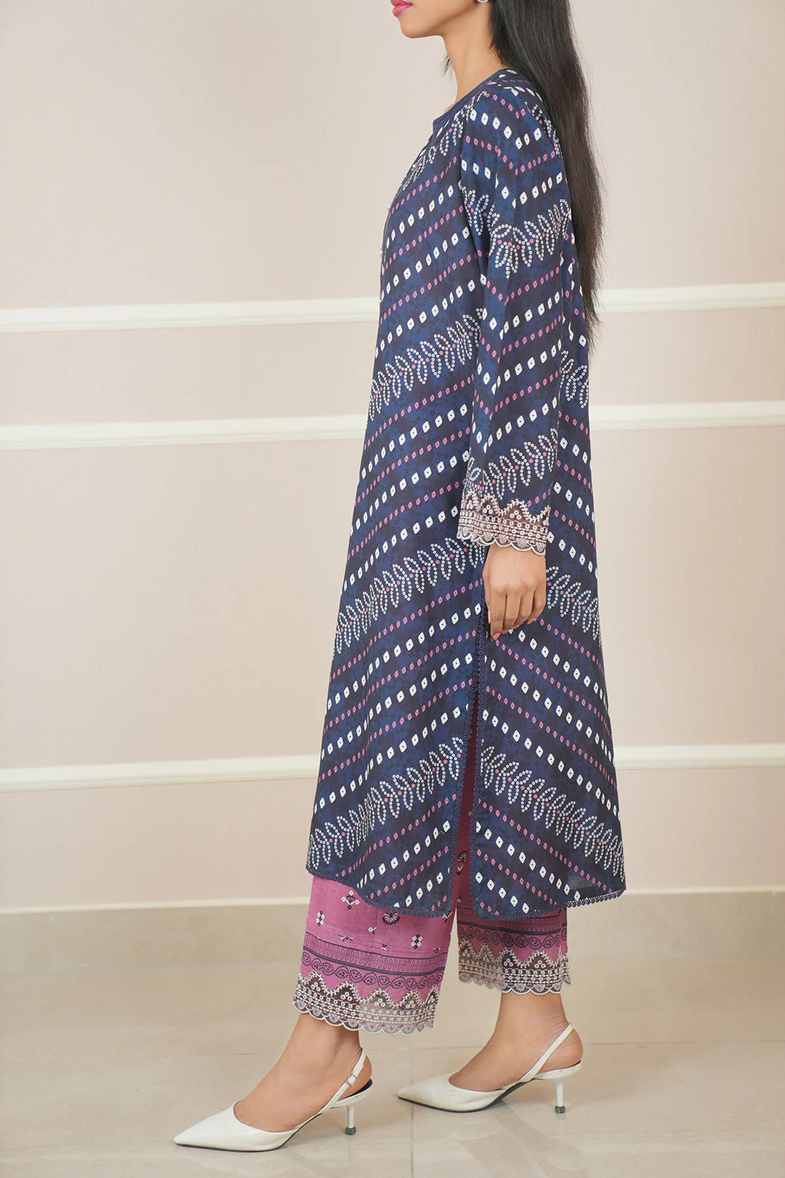 Unstitched Printed Lawn 2 Piece (Shirt/Trouser) - Image 3
