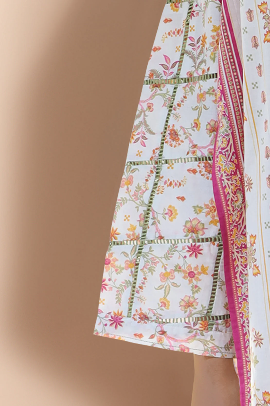 Unstitched Printed Lawn 2 Piece (Shirt/Trouser) - Image 3