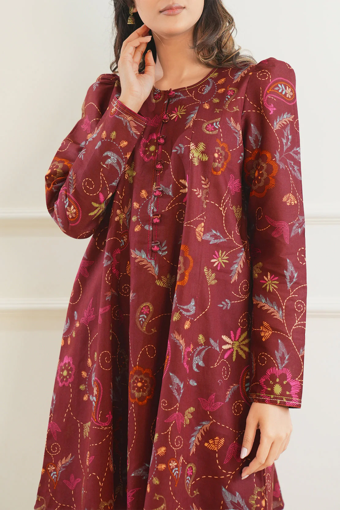 Unstitched Printed Lawn 2 Piece (Shirt/Trouser)