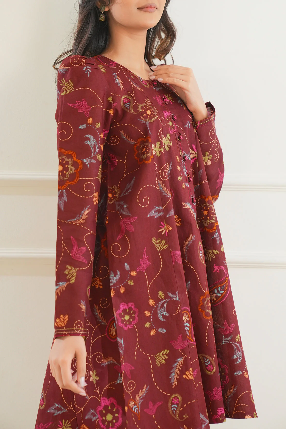 Unstitched Printed Lawn 2 Piece (Shirt/Trouser) - Image 5