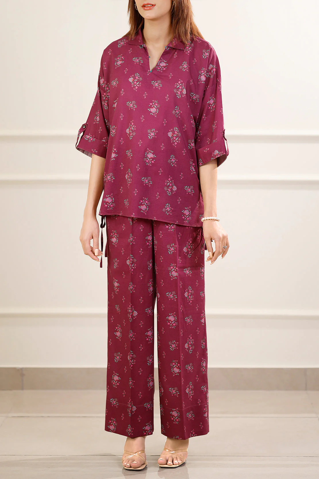Unstitched Printed Lawn 2 Piece (Shirt/Trouser) - Image 2