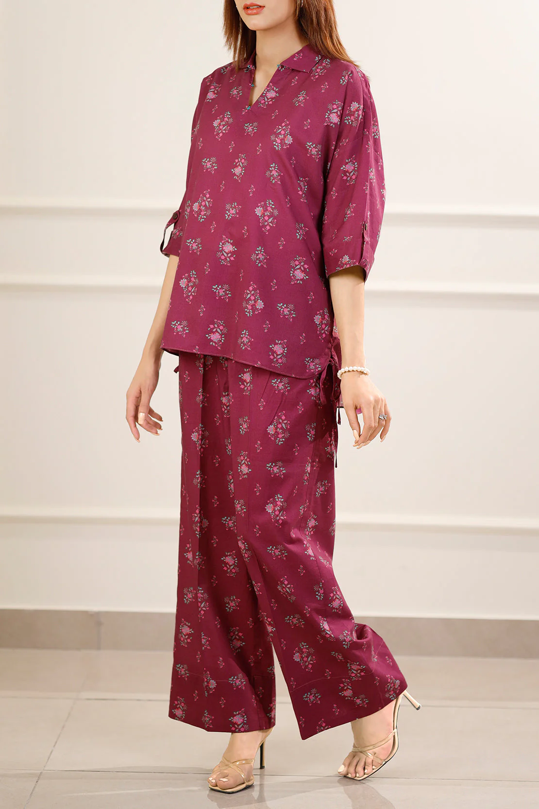 Unstitched Printed Lawn 2 Piece (Shirt/Trouser) - Image 3