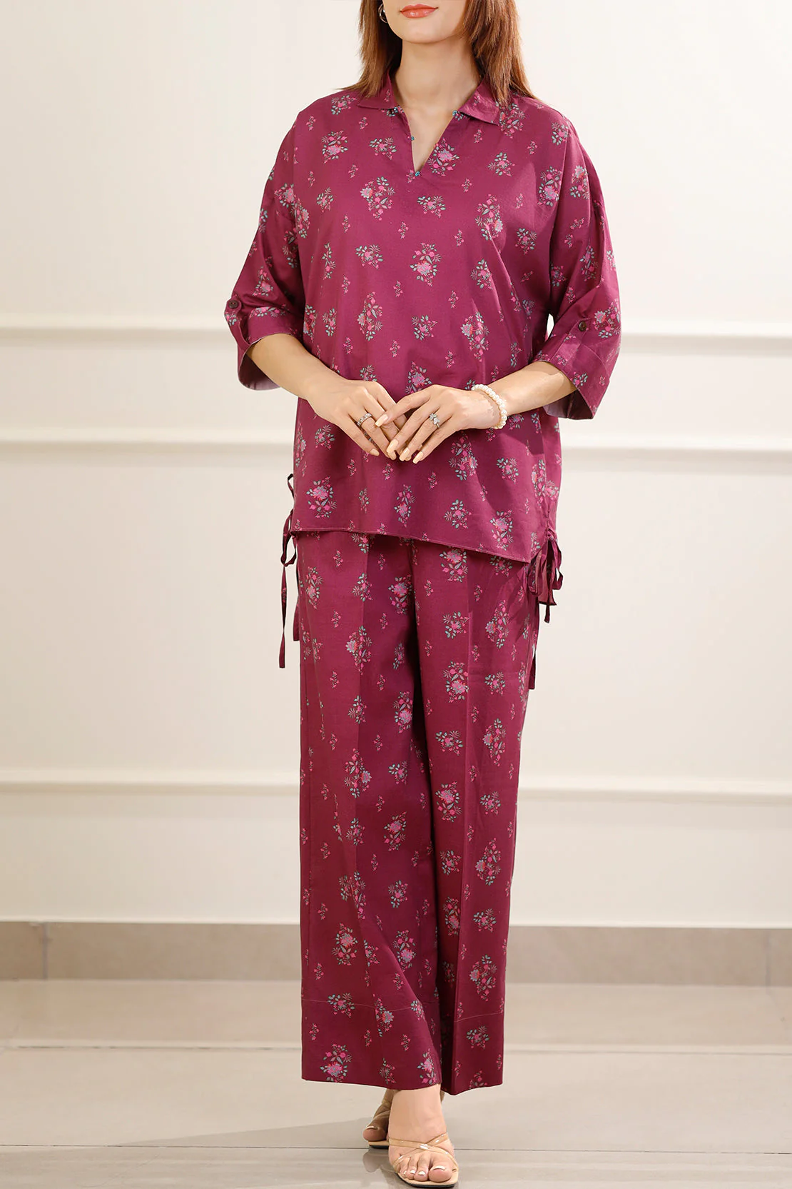 Unstitched Printed Lawn 2 Piece (Shirt/Trouser) - Image 4