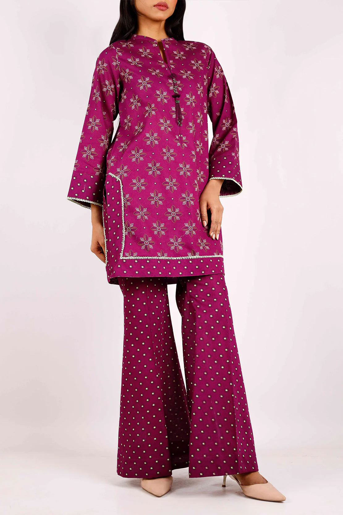 Unstitched Printed Lawn 2 Piece (Shirt/Trouser) - Image 2