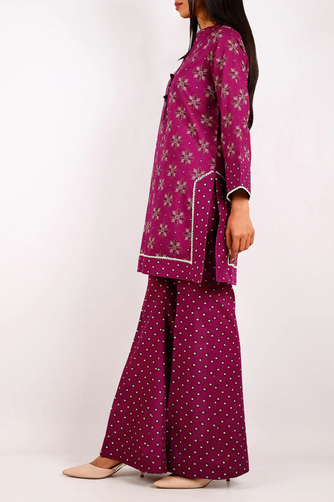 Unstitched Printed Lawn 2 Piece (Shirt/Trouser) - Image 3