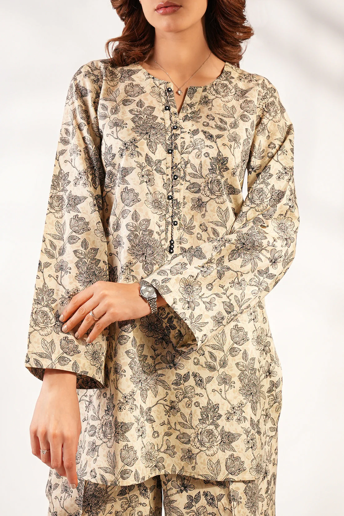 Unstitched Printed Lawn 2 Piece (Shirt/Trouser)