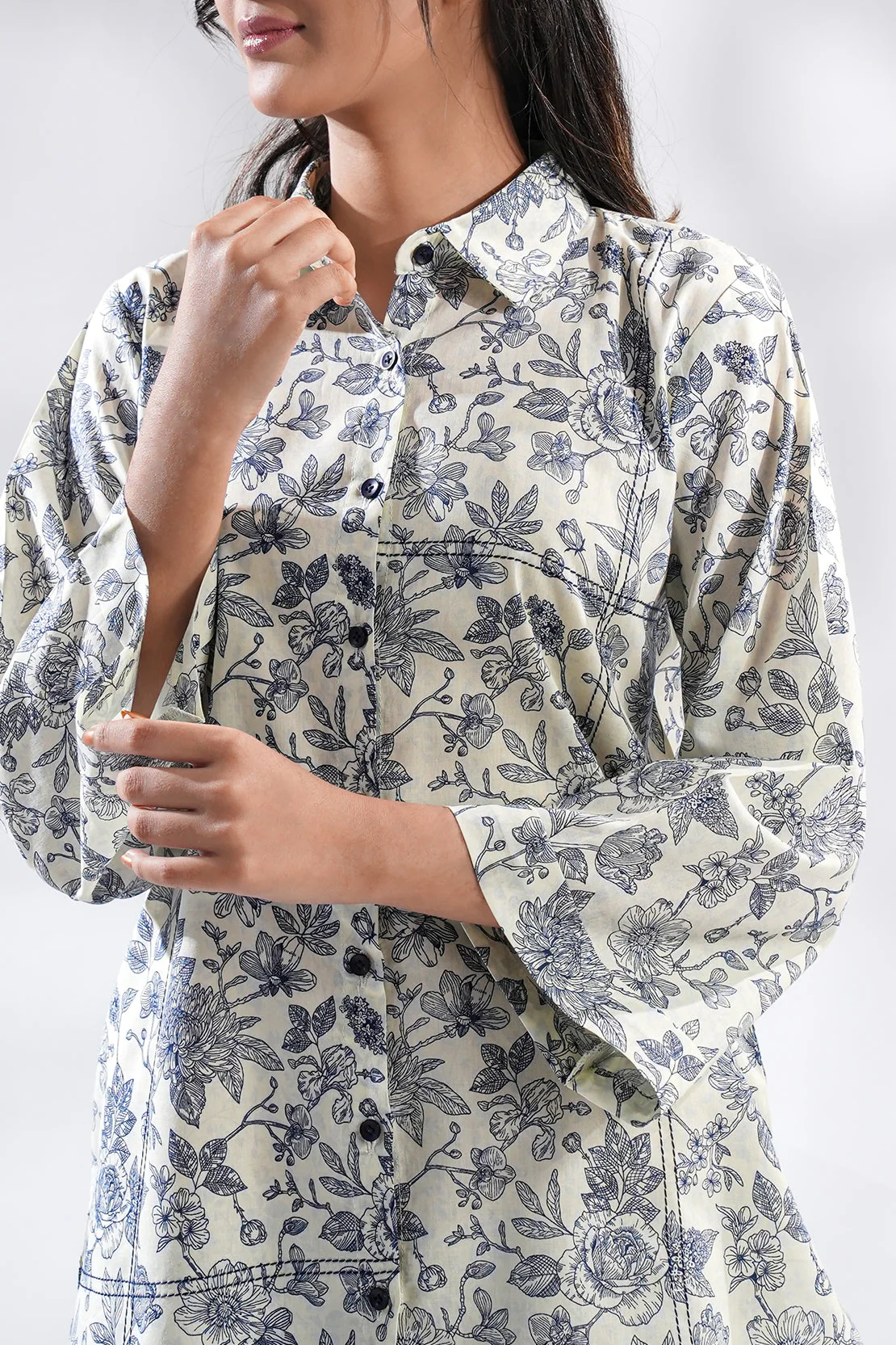 Unstitched Printed Lawn 2 Piece (Shirt/Trouser) - Image 6
