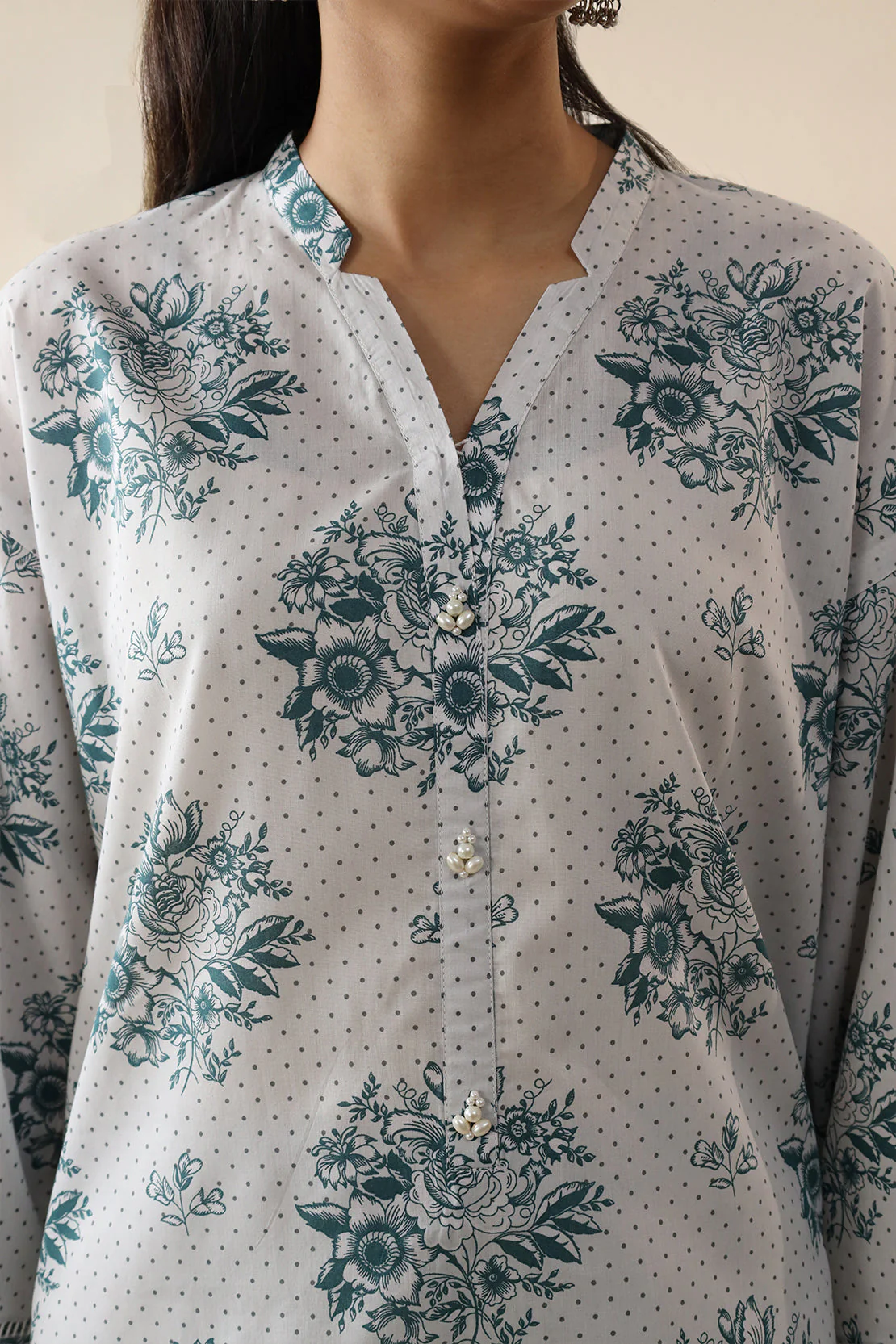 Unstitched Printed Lawn 2 Piece (Shirt/Trouser) - Image 4