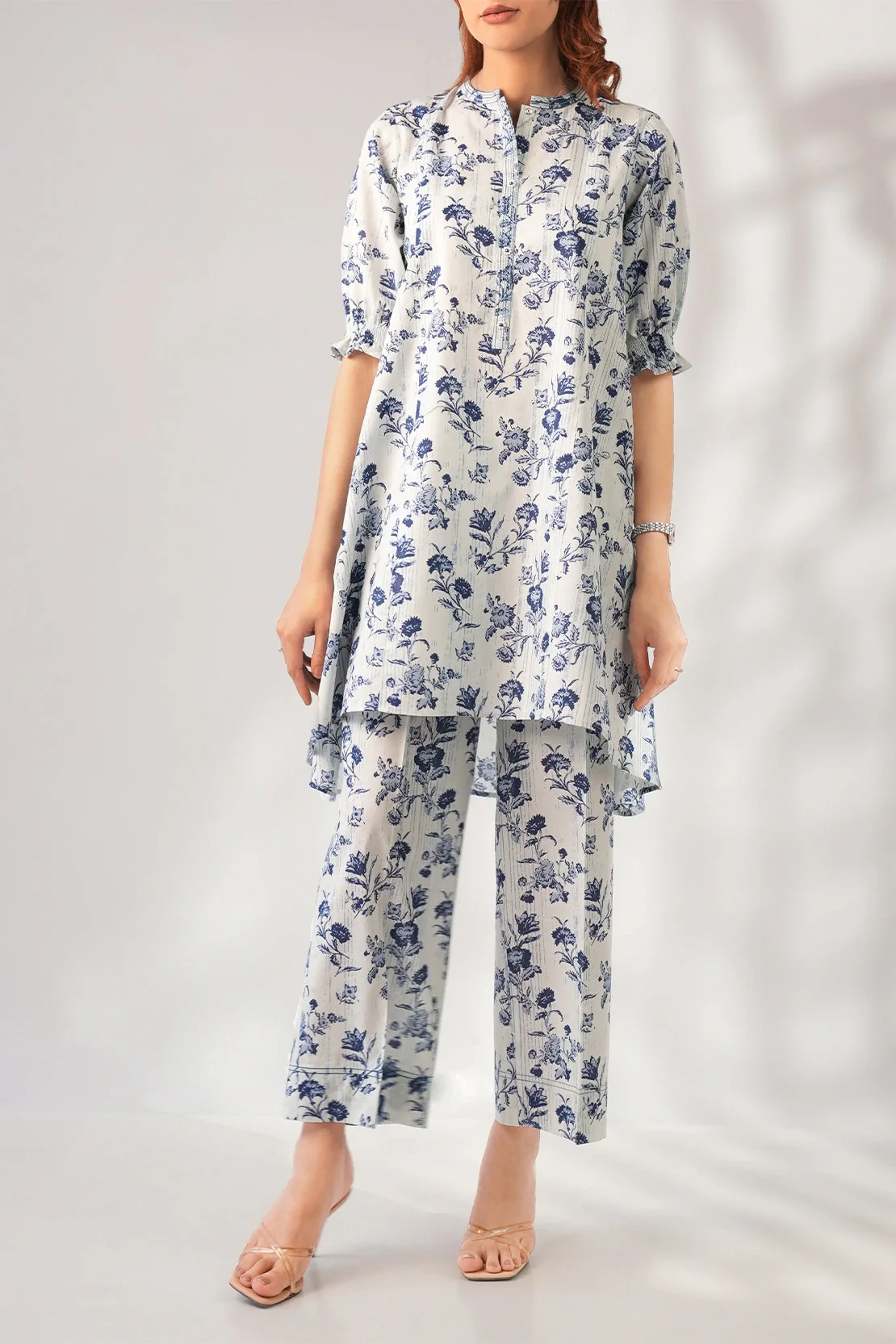 Unstitched Printed Lawn 2 Piece (Shirt/Trouser) - Image 2