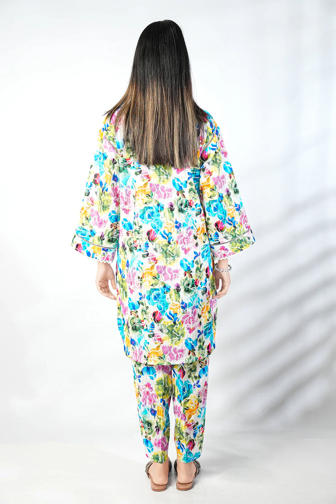 Unstitched Printed Lawn 2 Piece (Shirt/Trouser) - Image 3