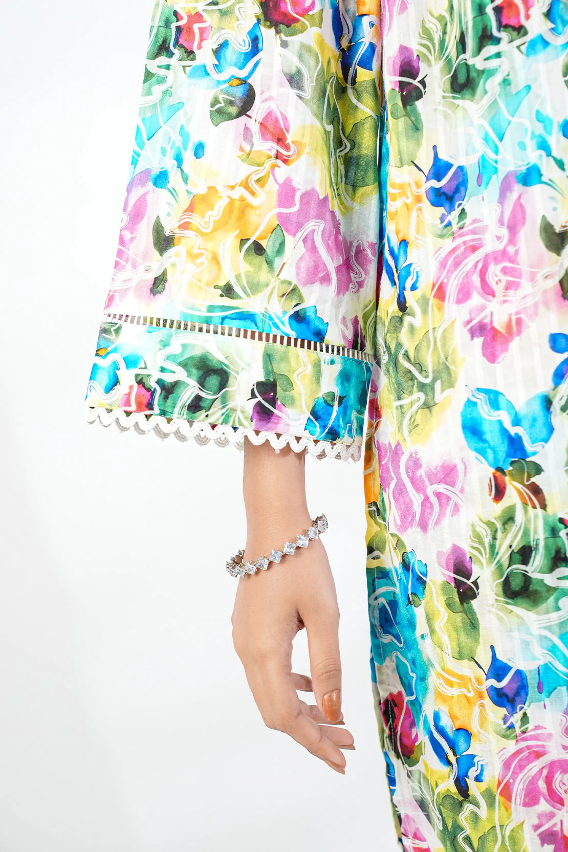 Unstitched Printed Lawn 2 Piece (Shirt/Trouser) - Image 8