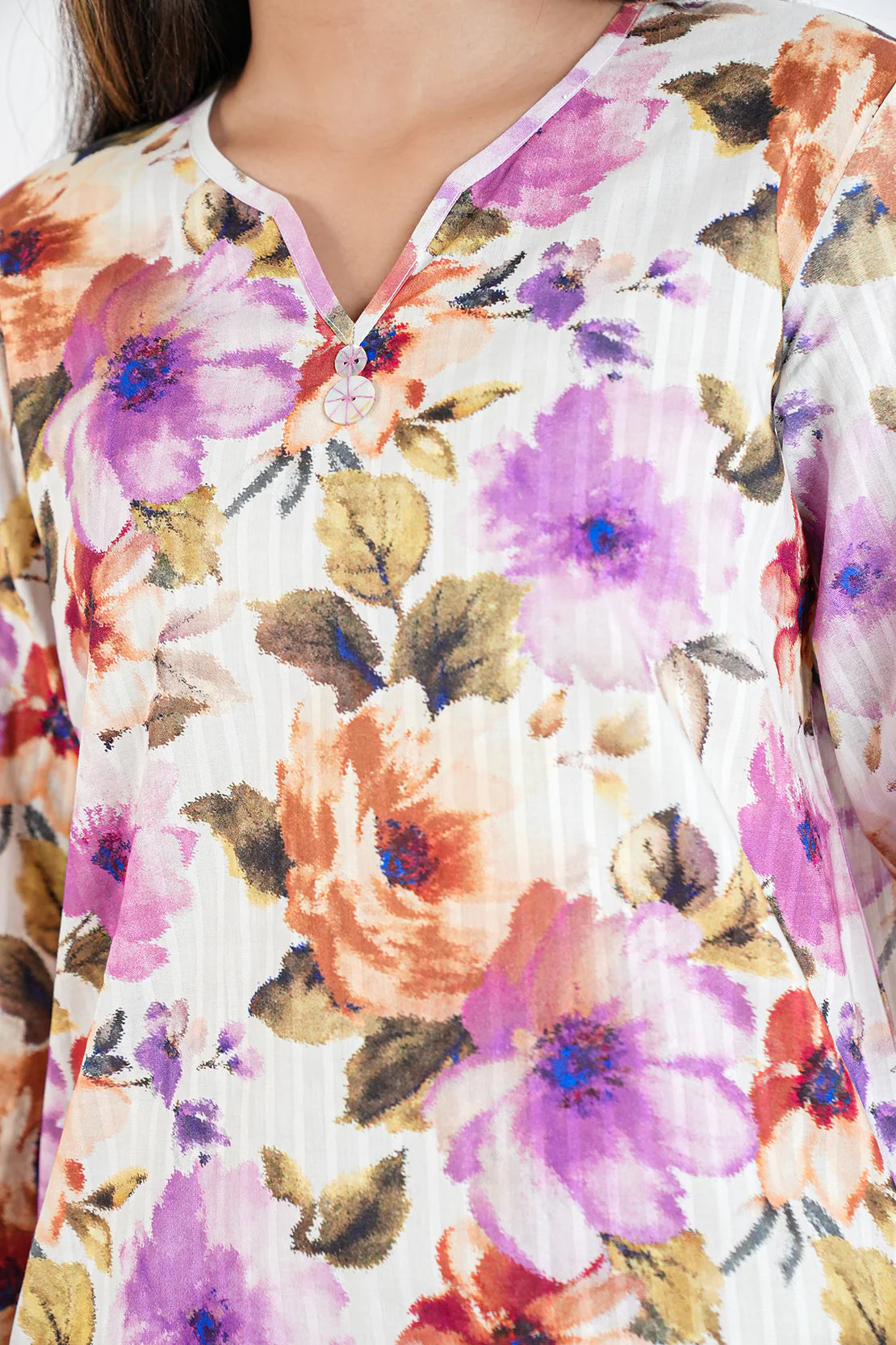 Unstitched Printed Lawn 2 Piece (Shirt/Trouser) - Image 4