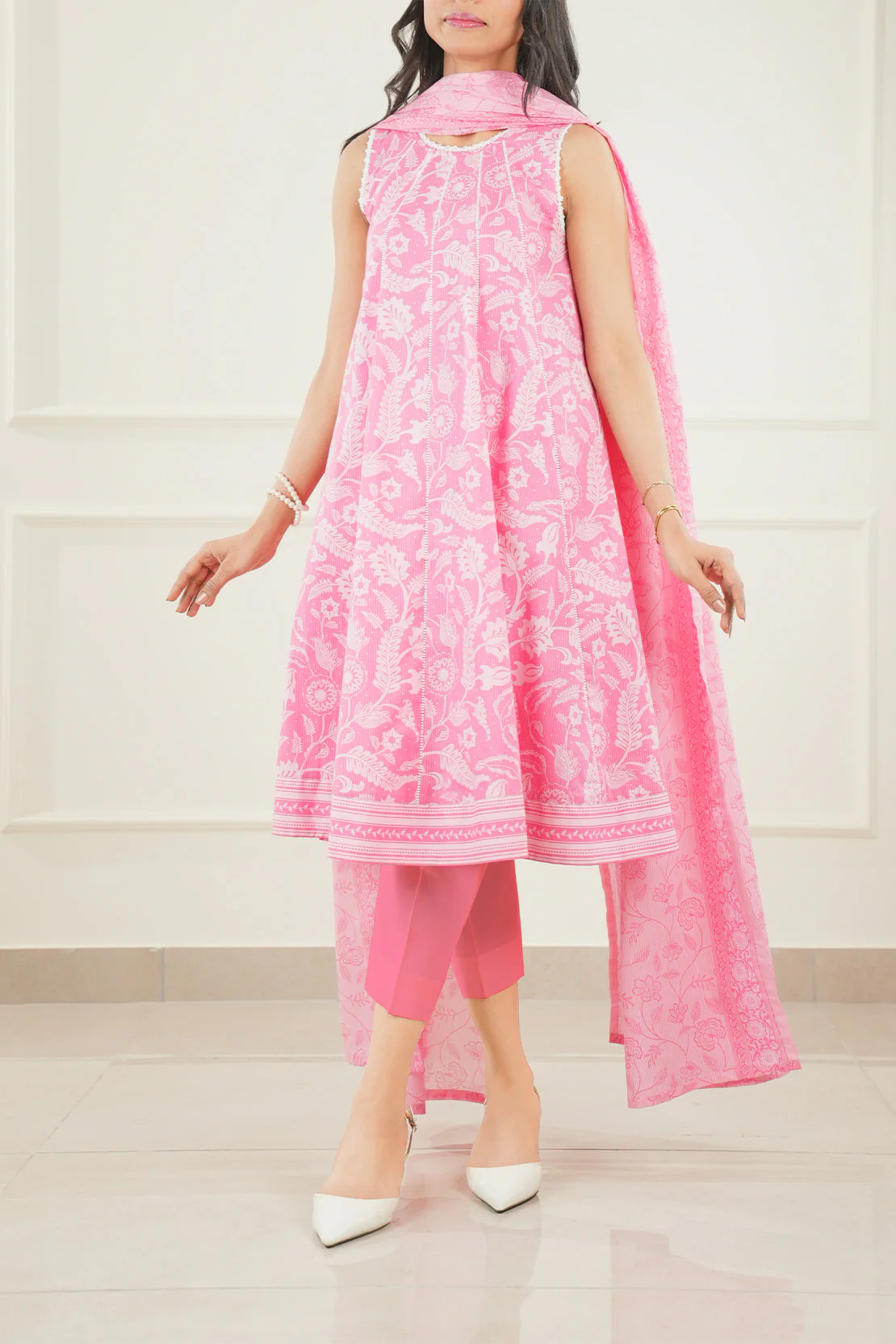 Unstitched Printed Lawn 2 Piece (Shirt/Trouser) - Image 2