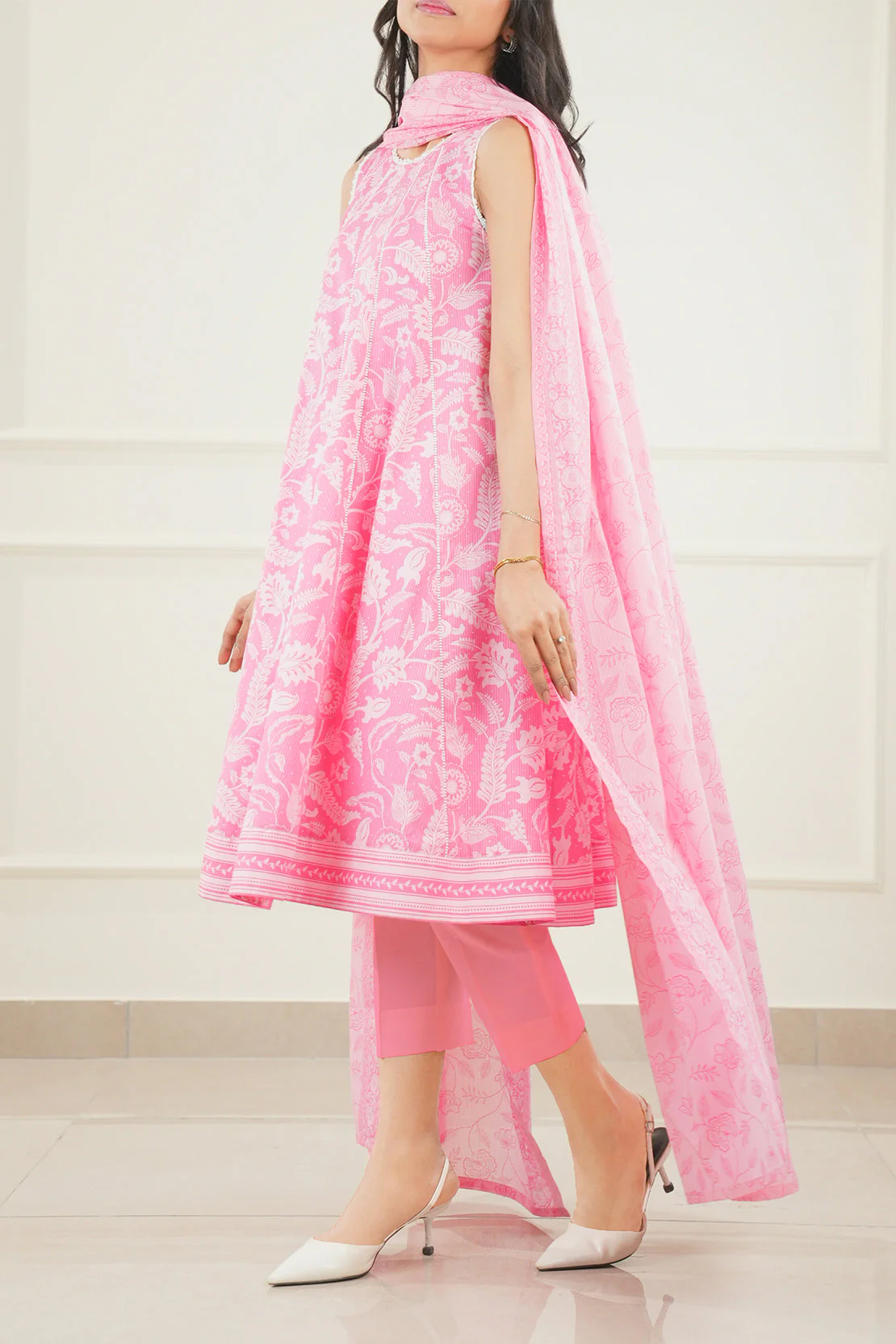 Unstitched Printed Lawn 2 Piece (Shirt/Trouser) - Image 7