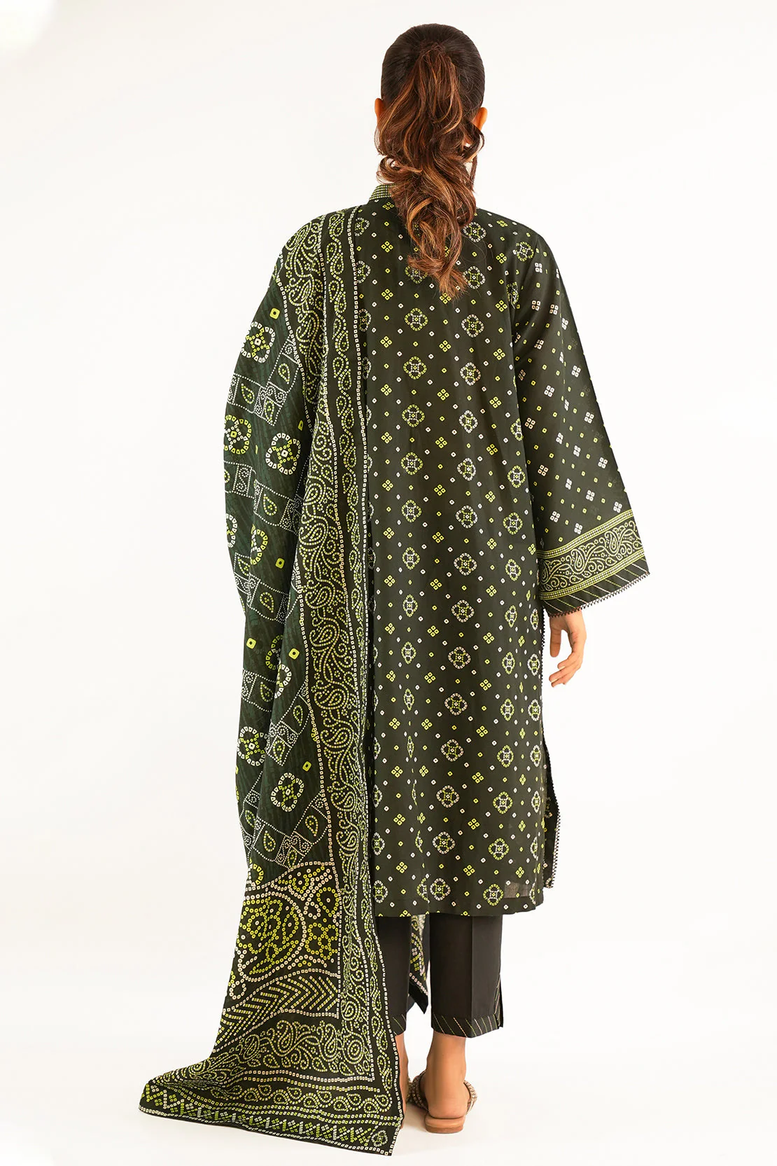Unstitched Printed Lawn 2 Piece (Shirt/Trouser) - Image 3