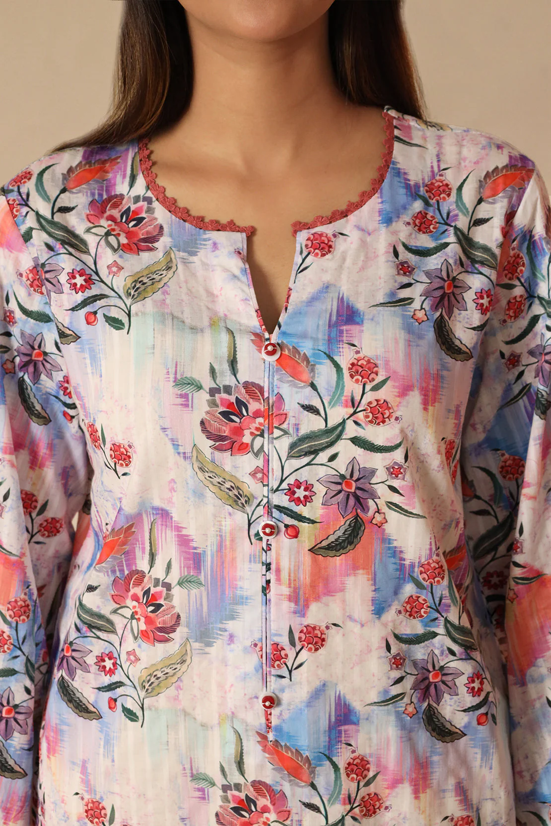 Unstitched Printed Lawn 2 Piece (Shirt/Trouser) - Image 4