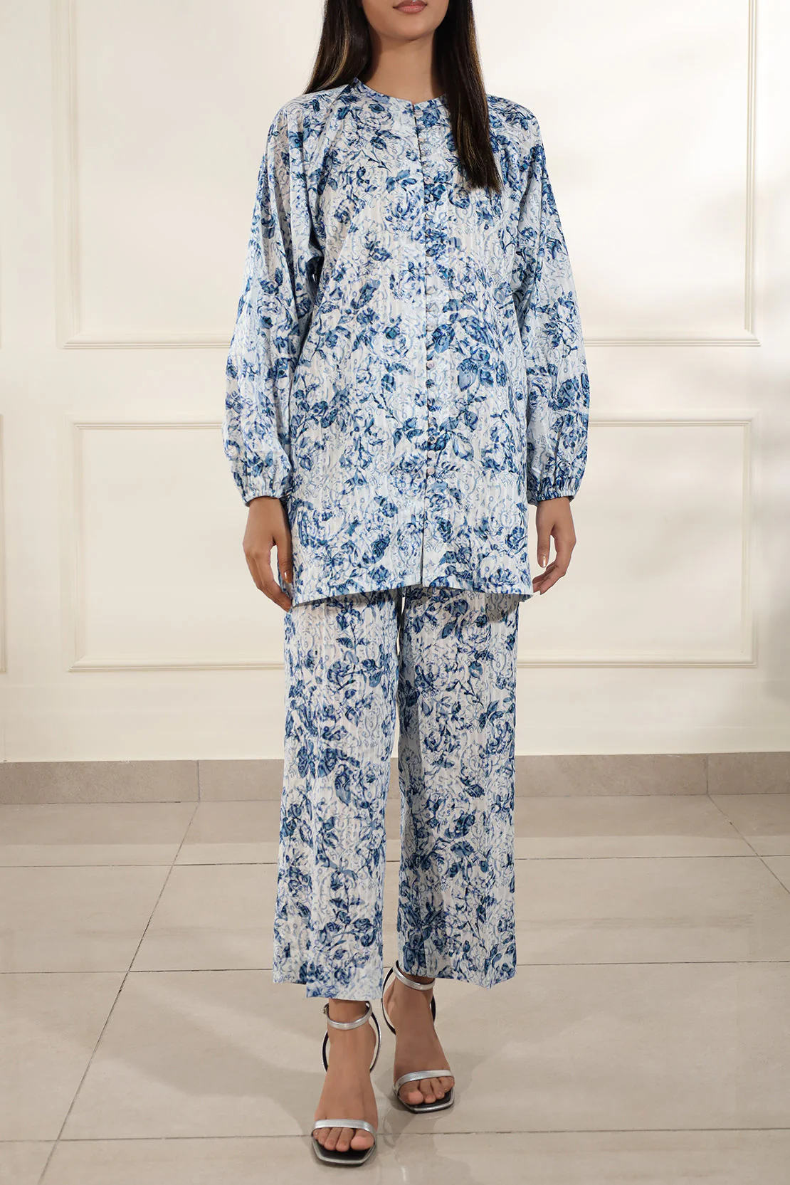 Unstitched Printed Lawn 2 Piece (Shirt/Trouser) - Image 2