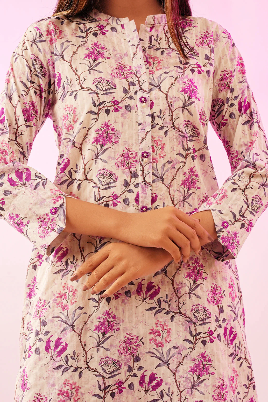 Unstitched Printed Lawn 2 Piece (Shirt/Trouser) - Image 7