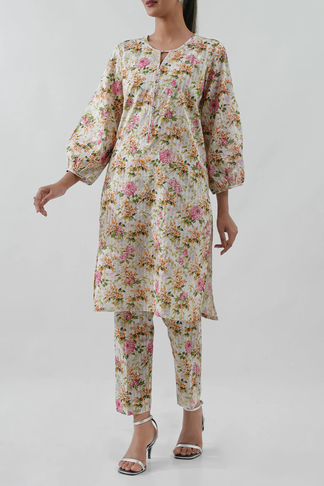 Unstitched Printed Lawn 2 Piece (Shirt/Trouser) - Image 3