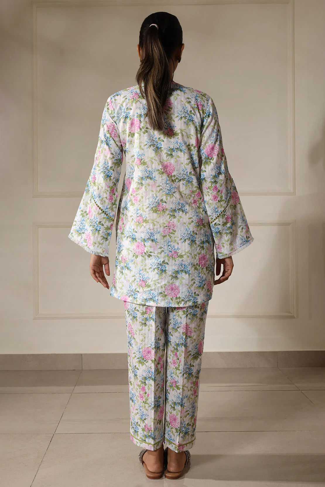 Unstitched Printed Lawn 2 Piece Shirt/Trouser - Image 5