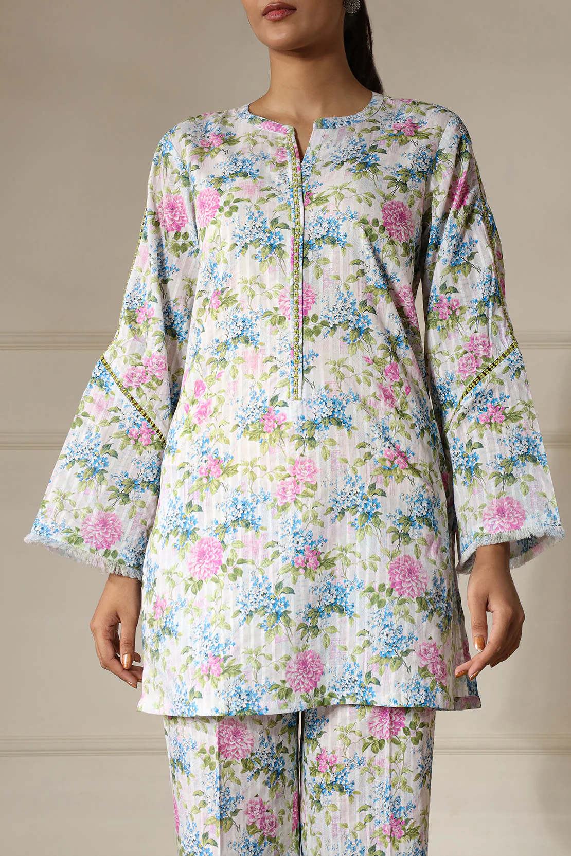 Unstitched Printed Lawn 2 Piece Shirt/Trouser - Image 6