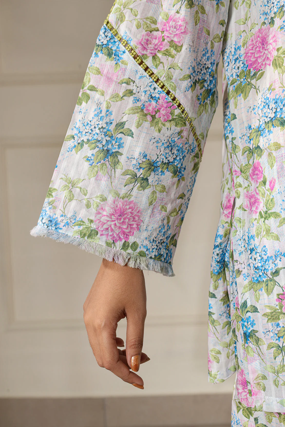 Unstitched Printed Lawn 2 Piece Shirt/Trouser - Image 8