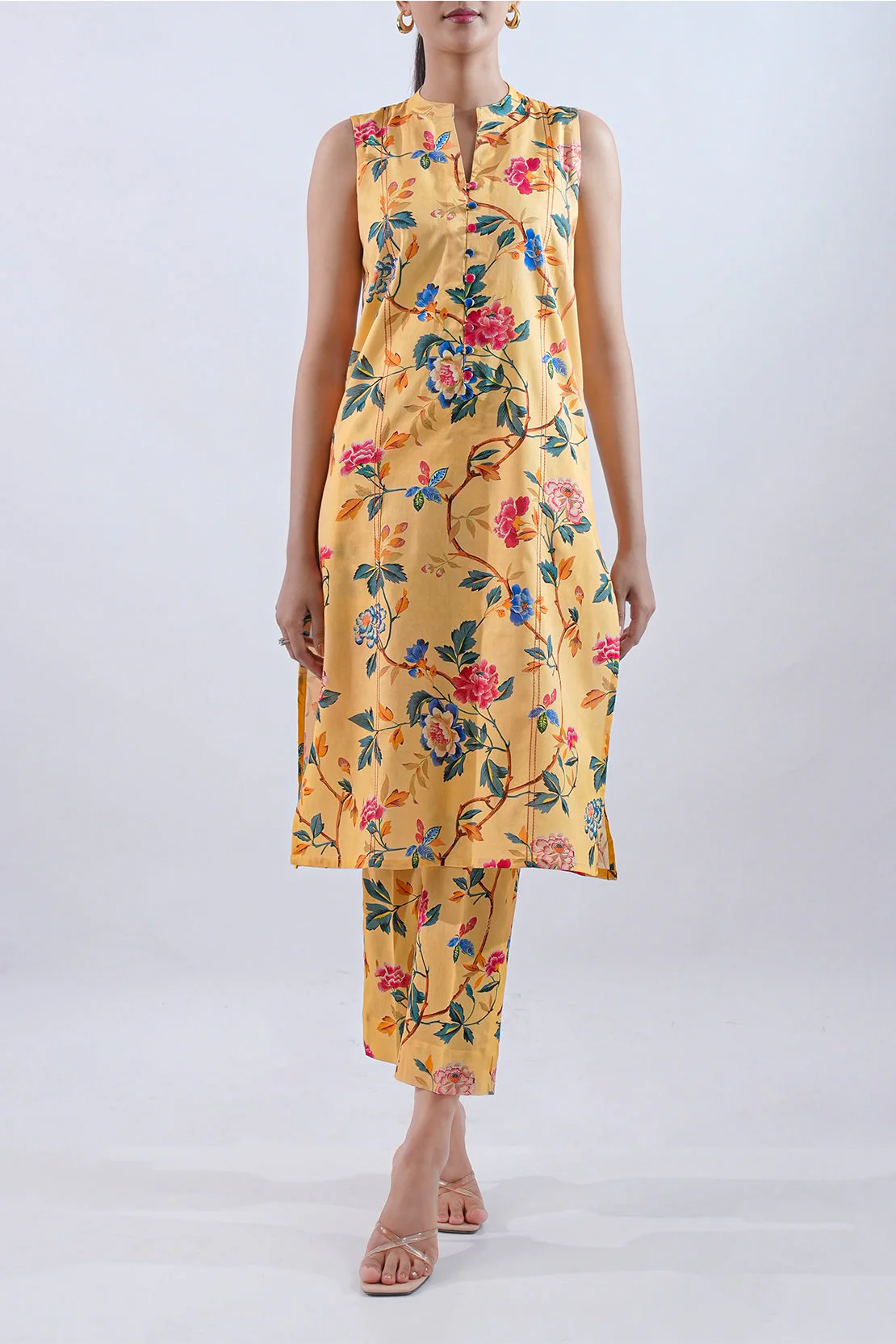 Unstitched Printed Lawn 2 Piece Shirt/Trouser - Image 2