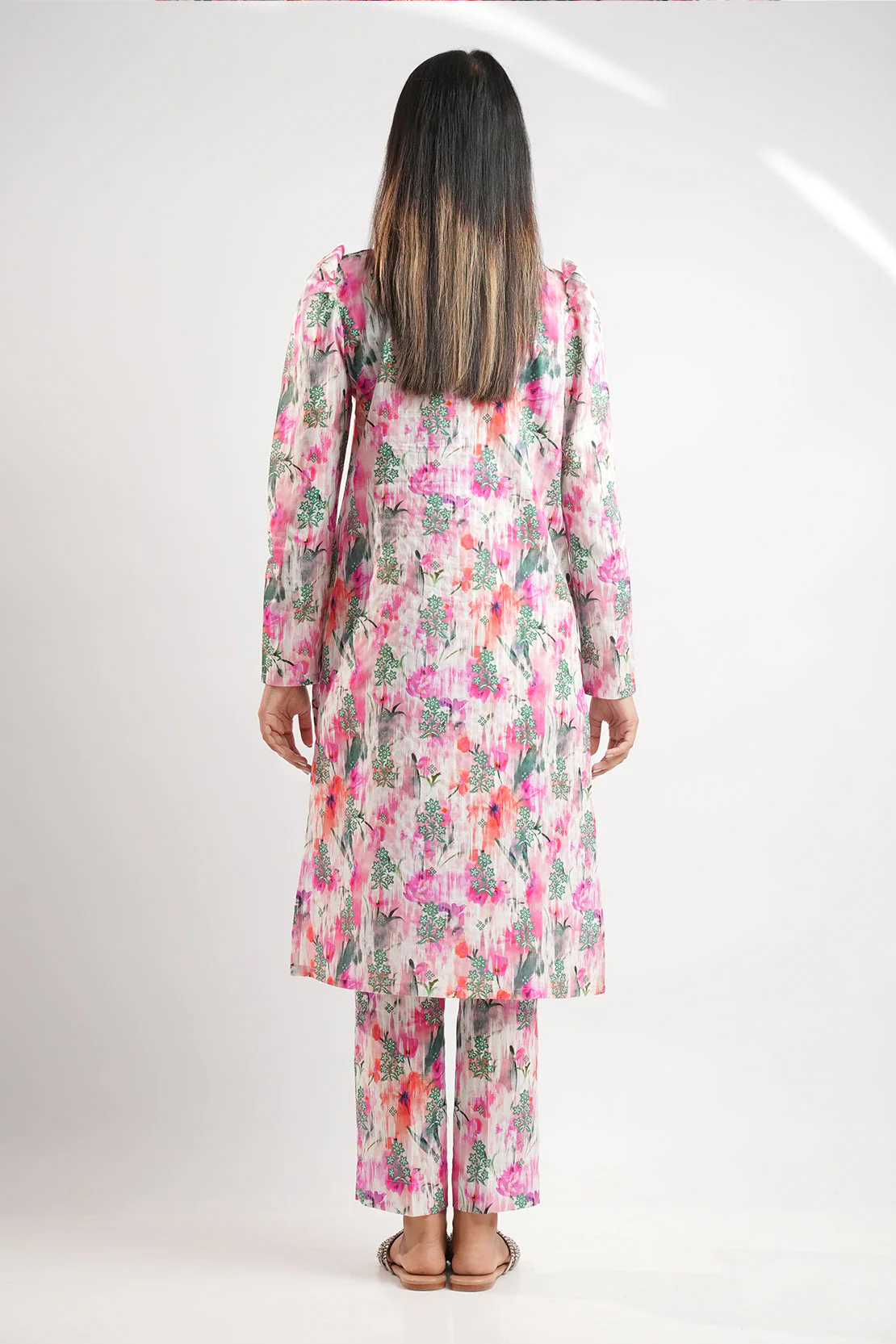 Unstitched Printed Lawn 2 Piece Shirt/Trouser - Image 9