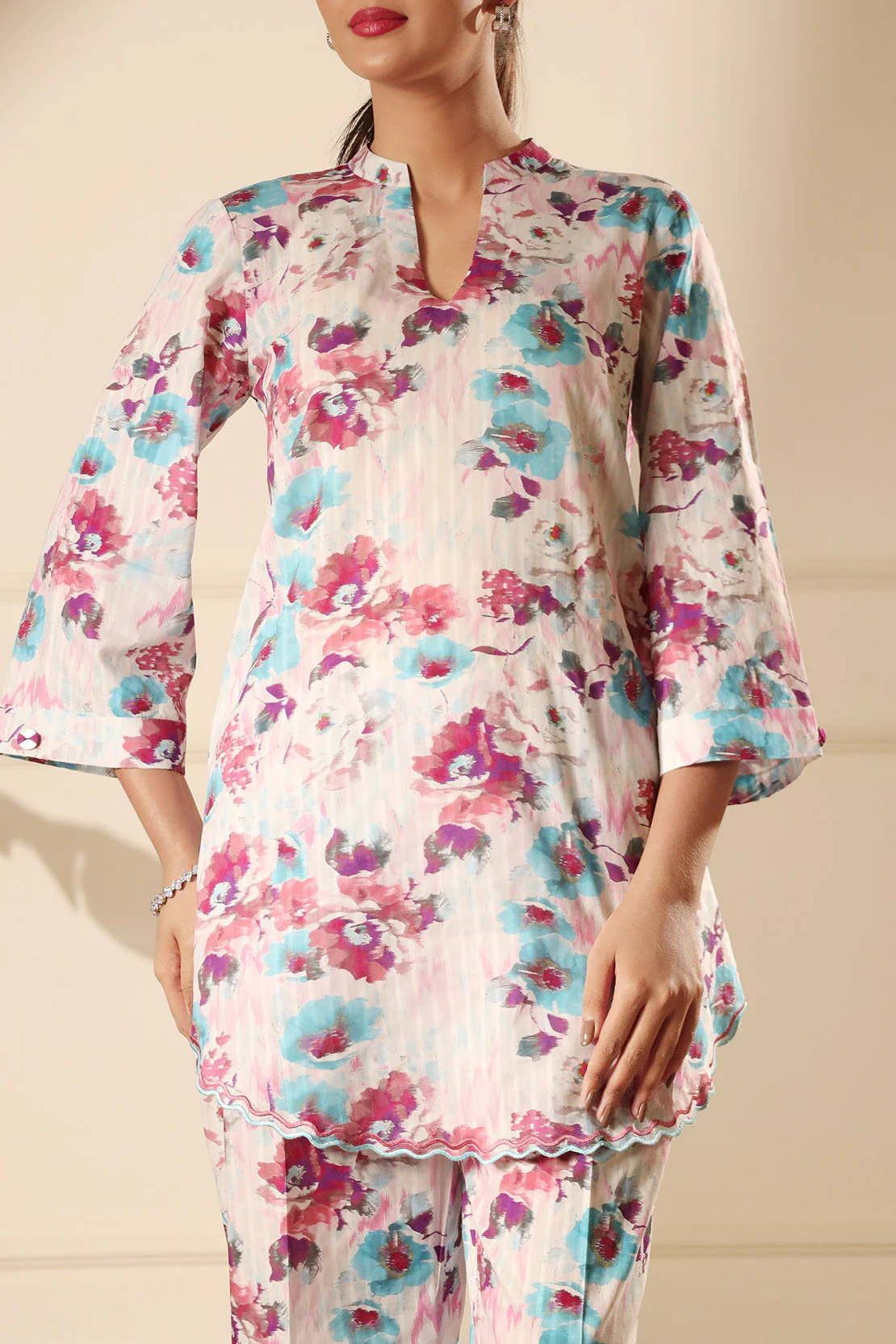 Unstitched Printed Lawn 2 Piece (Shirt/Trouser) - Image 2