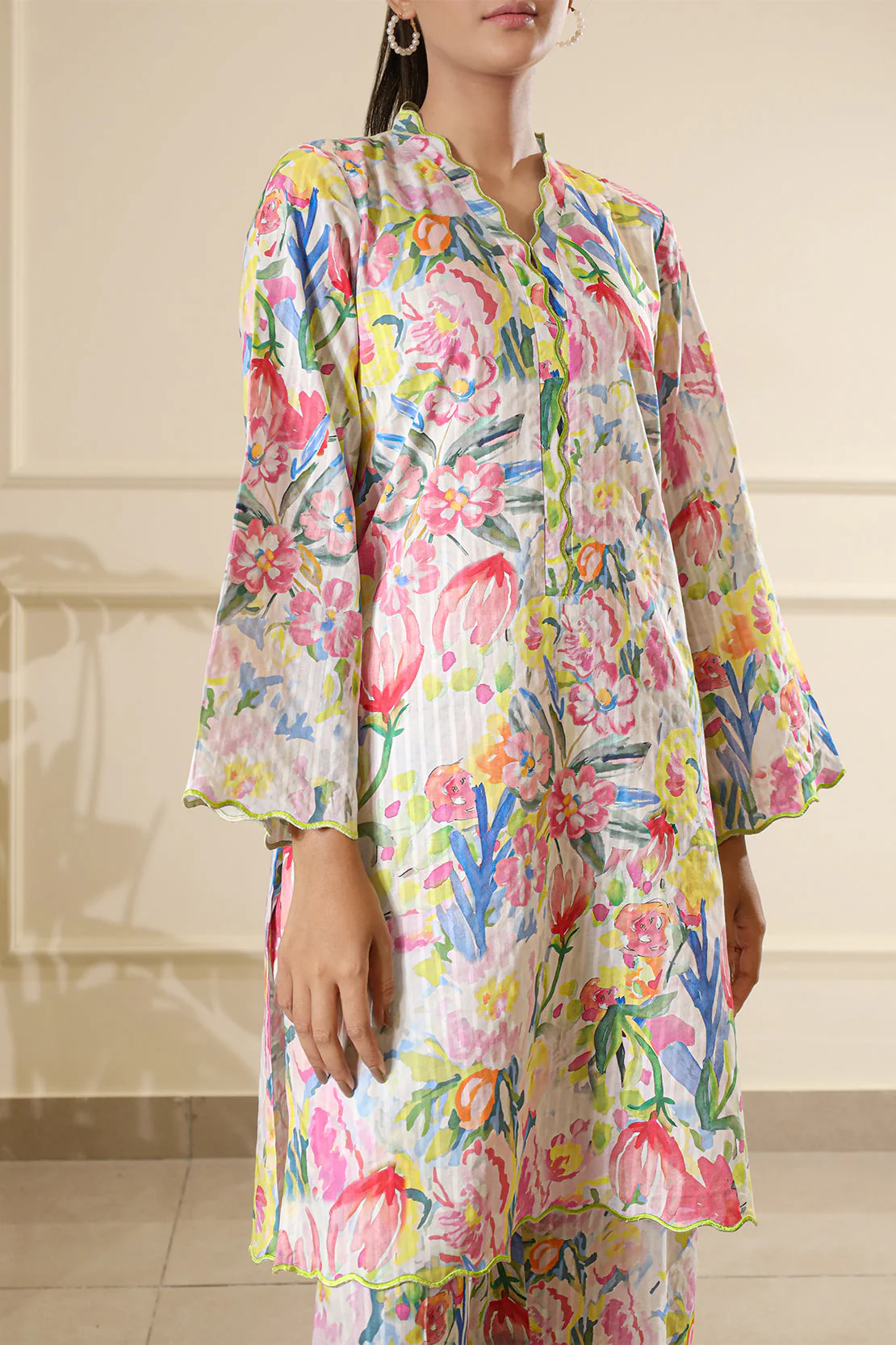 Unstitched Printed Lawn 2 Piece (Shirt/Trouser) - Image 4