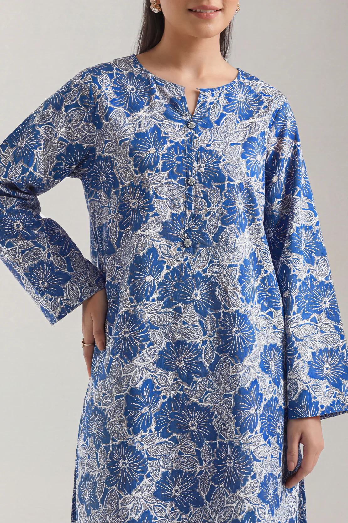 Unstitched Printed Lawn 2 Piece (Shirt/Trouser) - Image 2