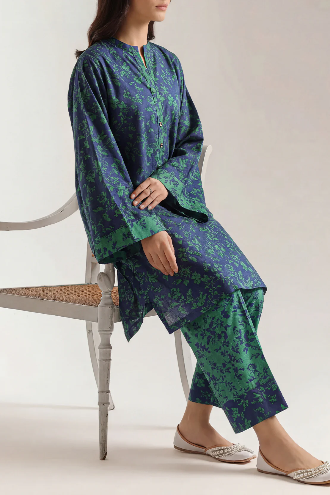Unstitched Printed Lawn 2 Piece (Shirt/Trouser) - Image 2