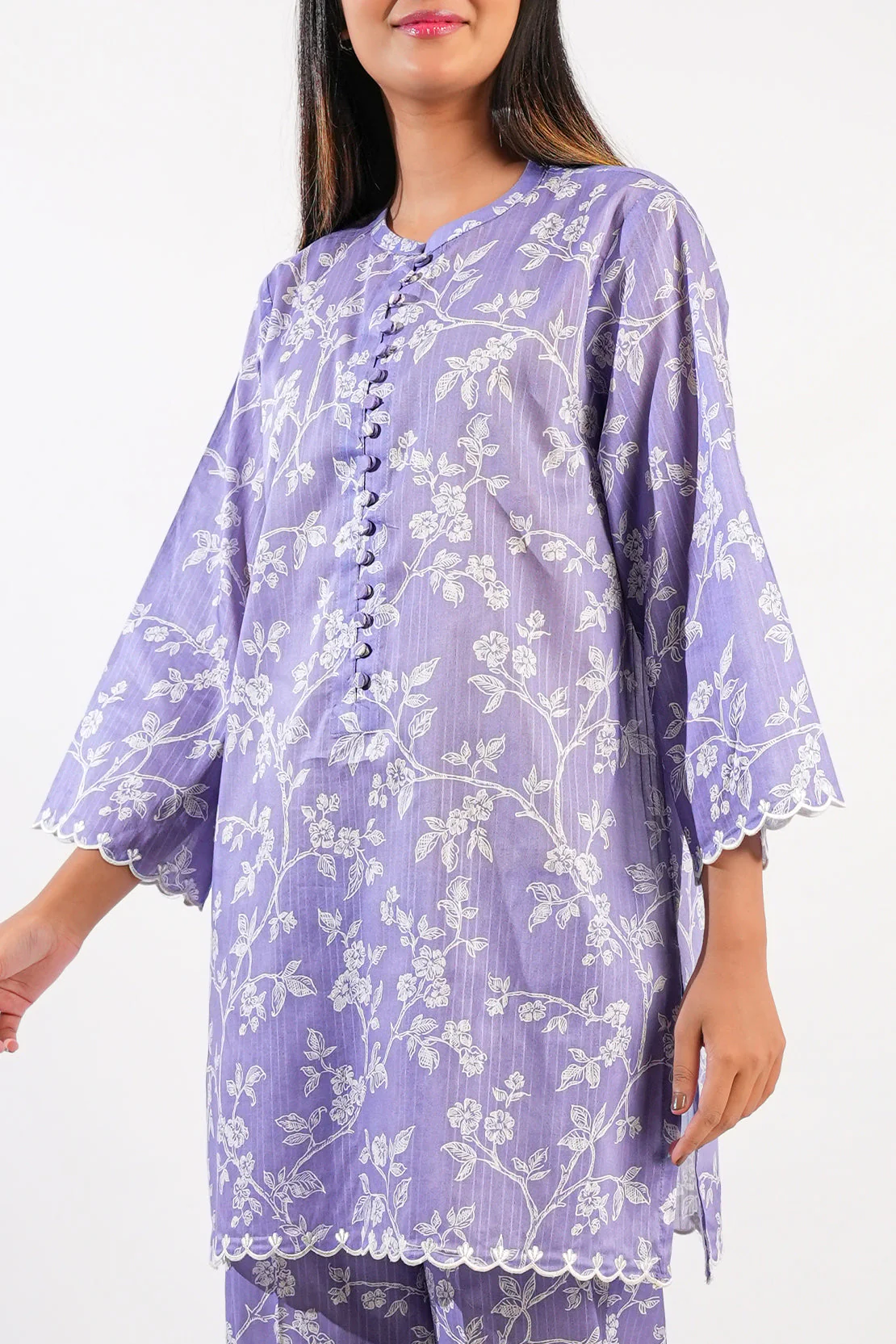 Unstitched Printed Lawn 2 Piece (Shirt/Trouser) - Image 3