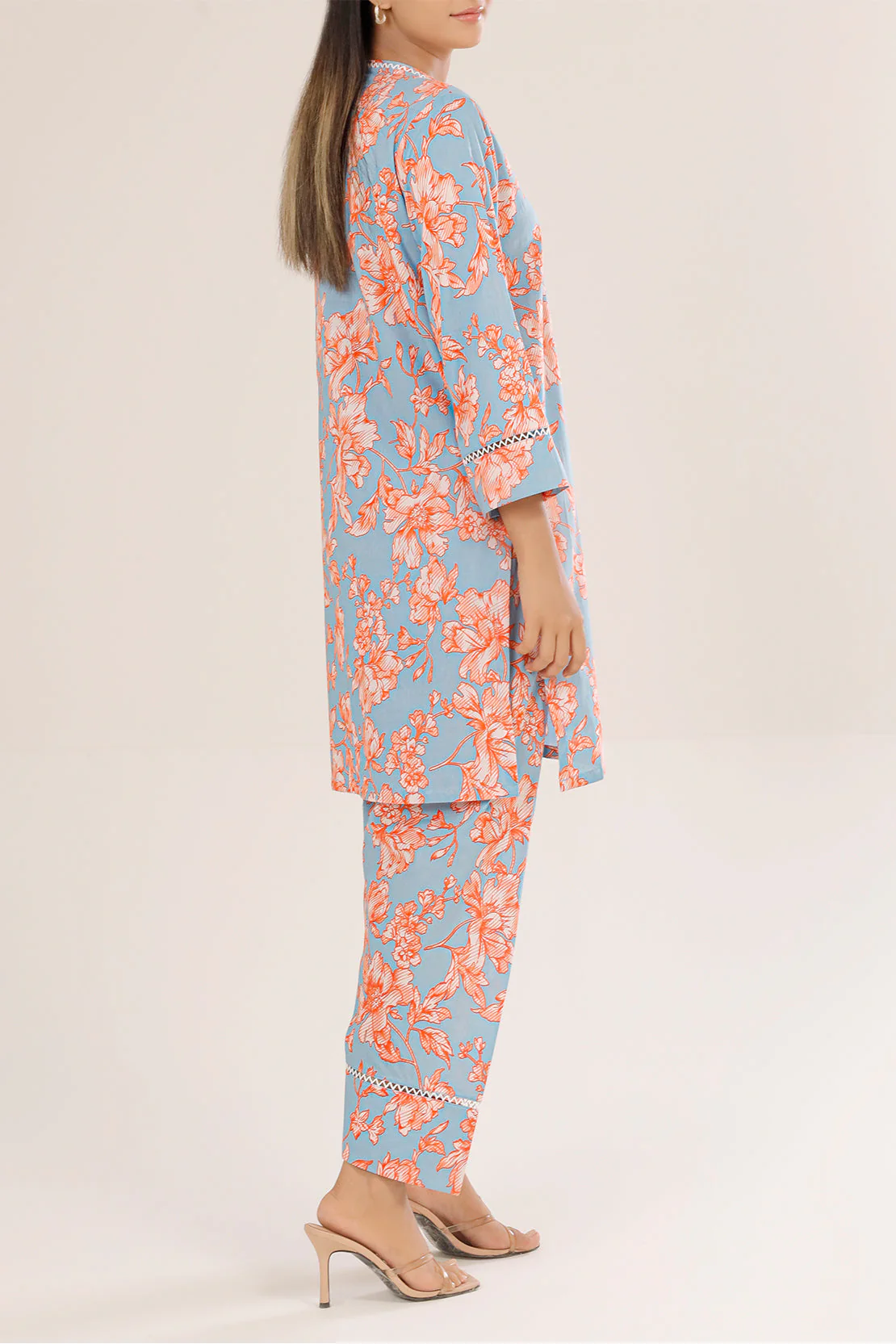 Unstitched Printed Lawn 2 Piece (Shirt/Trouser) - Image 2